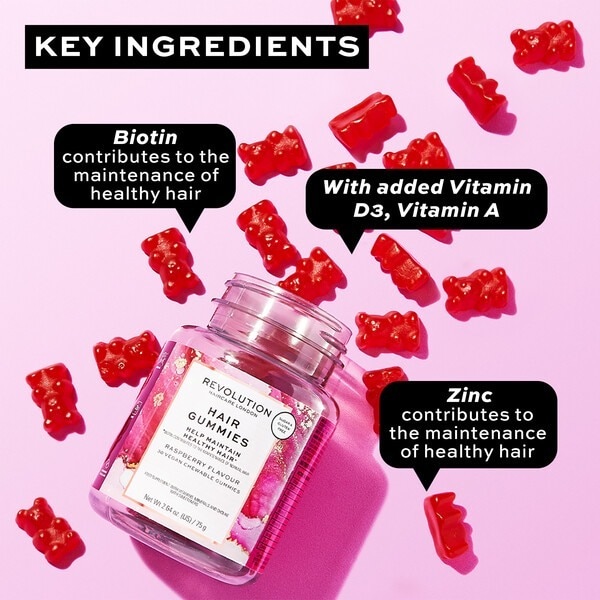 Revolution Beauty Great Hair Vegan Gummy Vitamins