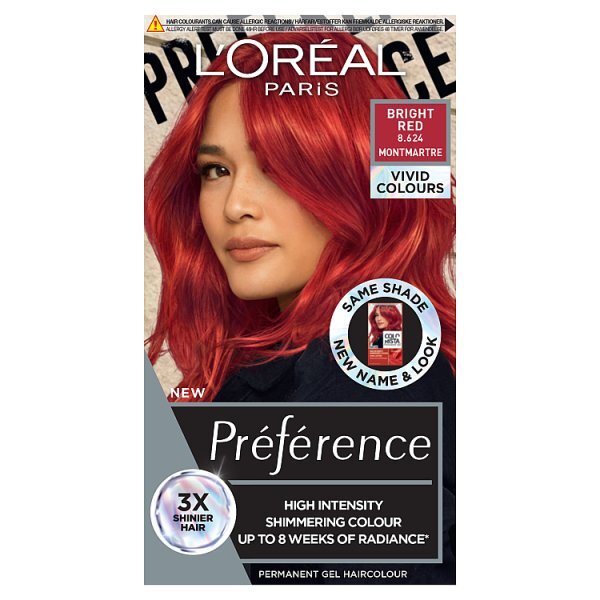 Preference Vivids (Colorista) Hair Dye Bright Red 8.624