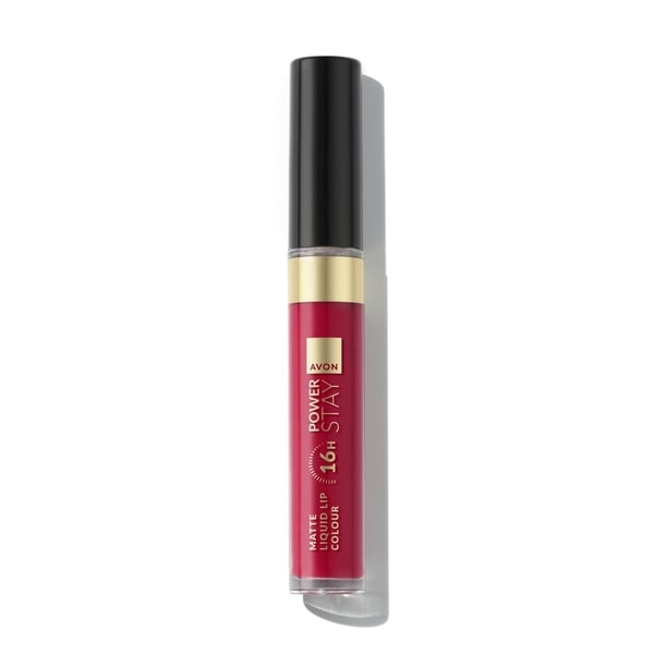 Avon Power Stay 16-Hour Liquid Lip Colour Resilient Red