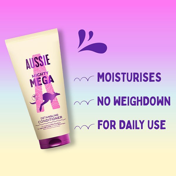 Aussie Mega Hair Conditioner For Everyday Conditioning 200ml