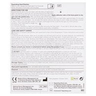 Superdrug Back Pain Relief 8 Hour Skin Heat Patch X 4