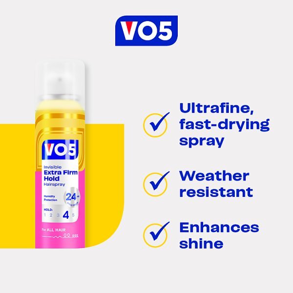 VO5 Extra Firm Hold Hairspray 400ml