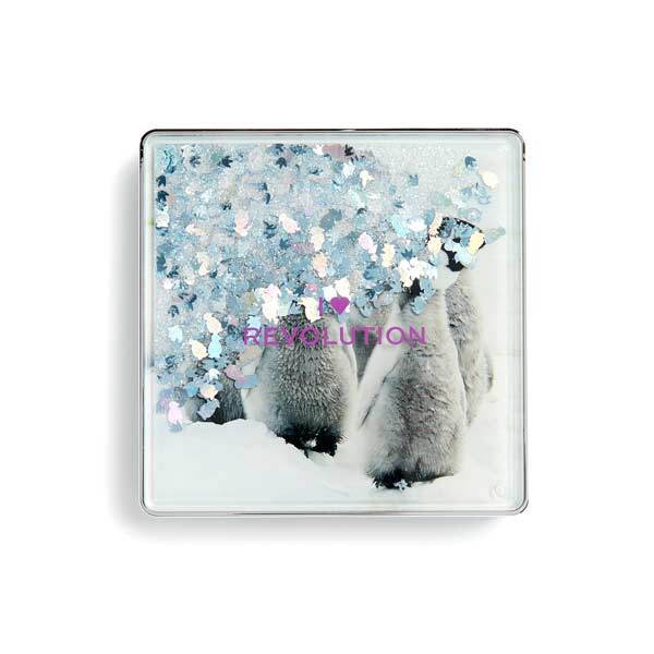 DNR I Heart Revolution Snow Globe Palette Penguin