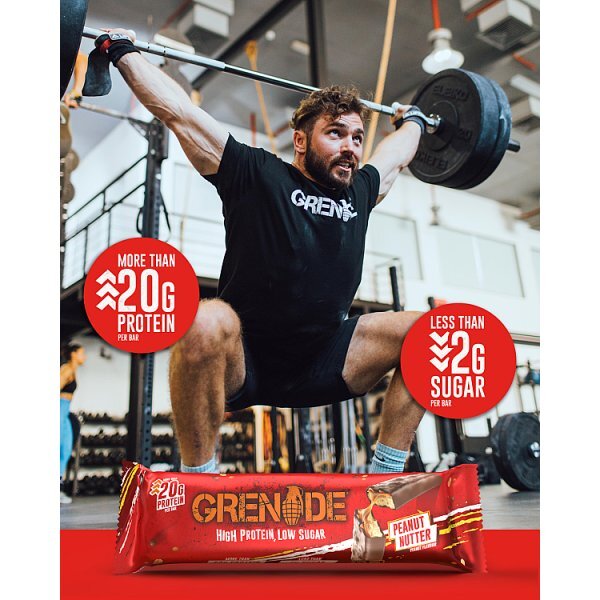 DNR Grenade Carb Killa Peanut Nutter Protein Bar 60g