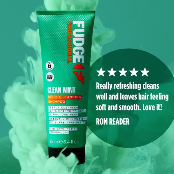 Fudge Professional Clean Mint Scalp Cleanse Shampoo 250Ml