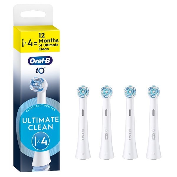 Oral-B iO Ultimate Clean Toothbrush Heads 4 Pack