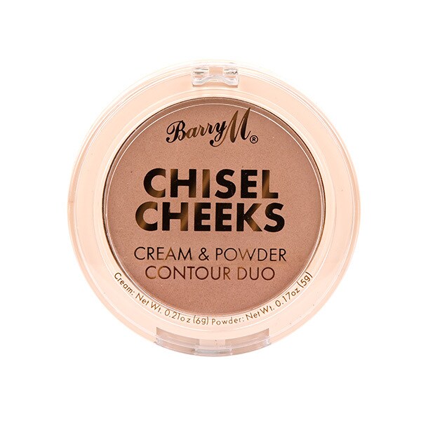 Barry M Chisel Cheeks Cream & Powder Contour Duo - Light