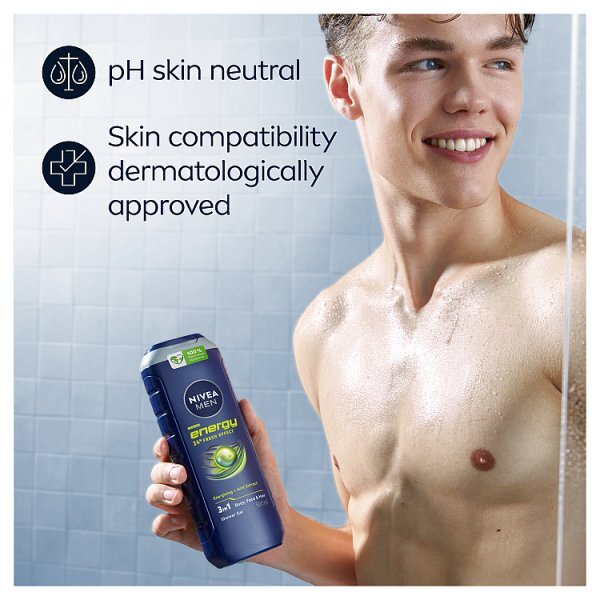NIVEA MEN Energy Shower Gel 500ml