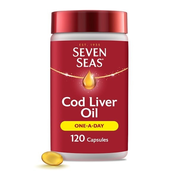 Seven Seas Cod Liver Oil One A Day Omega-3 120s
