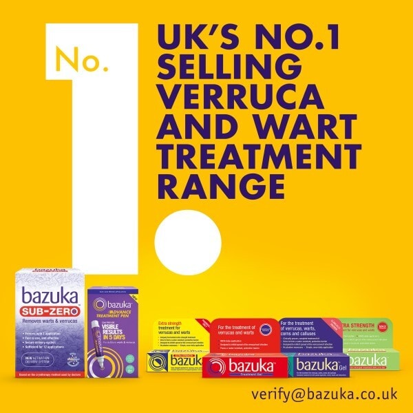 Bazuka Sub-Zero freeze treatment for Verruca & Wart 50ml