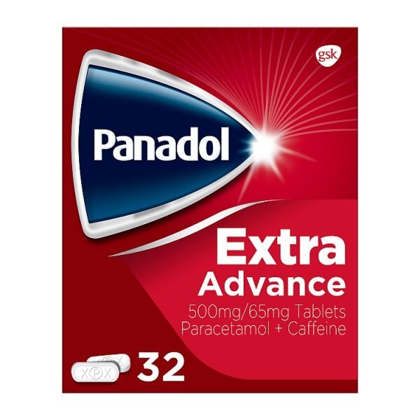 Panadol Paracetamol Pain Relief Tablets 500mg Advance 30s