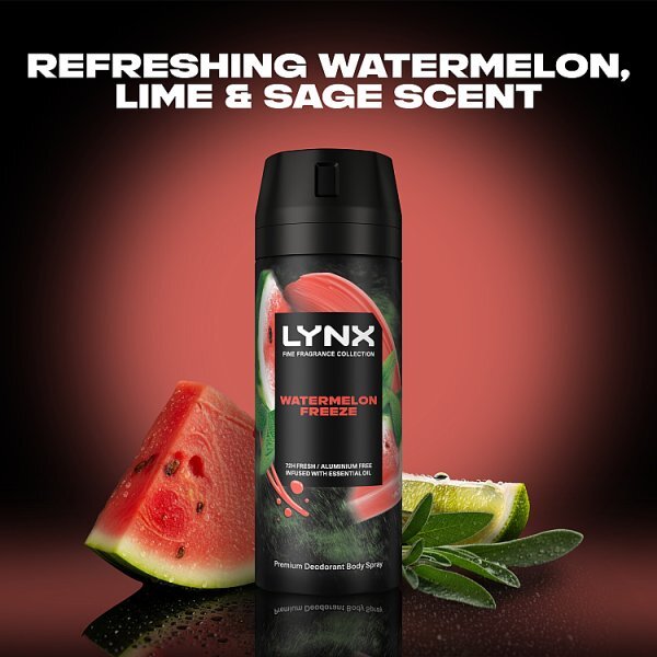 Lynx Fine Fragrance Collection Watermelon Premium Body Spray 150 ml