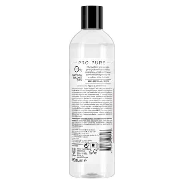 Tresemme Pro Pure Radiant Colour Spoo 380Ml