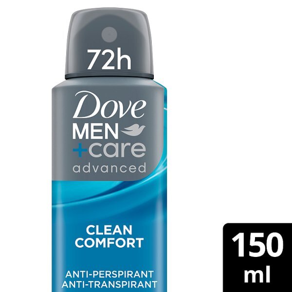 Dove Men Adv Antiperspirant Deodorant Clean Comfort 150ml