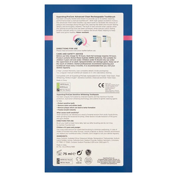 ProCare Electric Toothbrush And Toothpaste Gift Set Pink