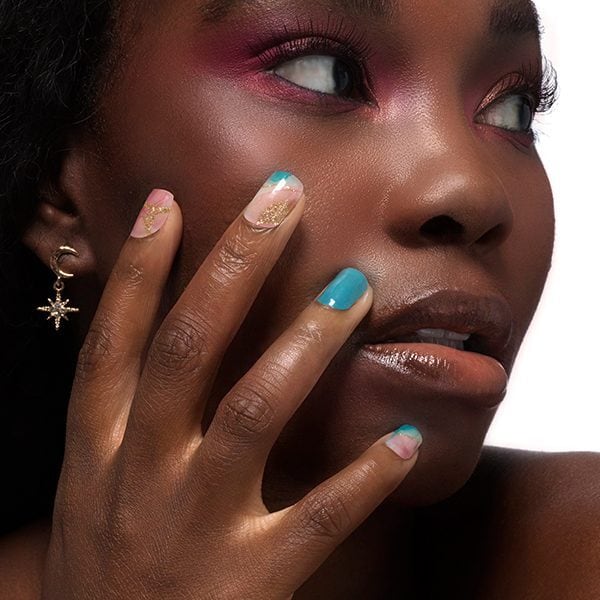 Mylee Gel Nail Wraps Cosmic Swirl