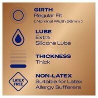 Durex Real Feel Latex Free Condoms 18s