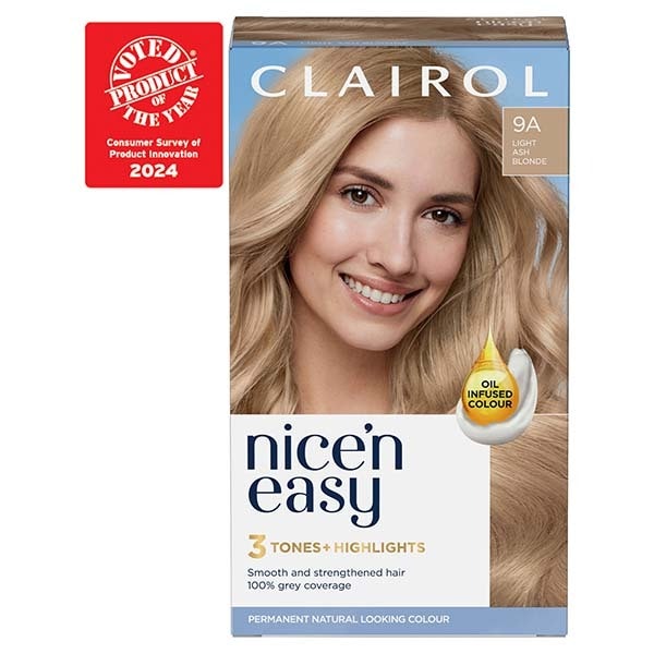 Clairol Nice'n Easy Hair Dye 9A Light Ash Blonde