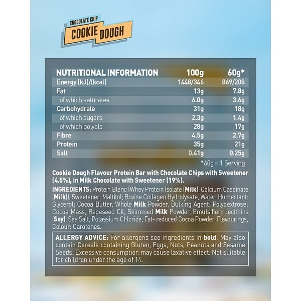 Grenade Cc Cookie Dough 60G Protein Bar