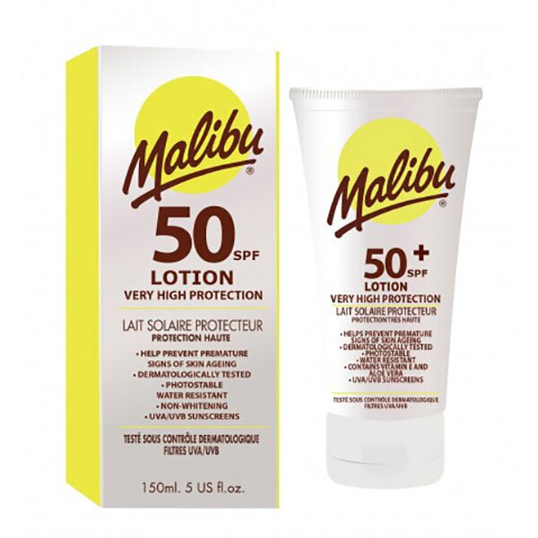 Malibu SPF50+ Lotiont 150ml Tube