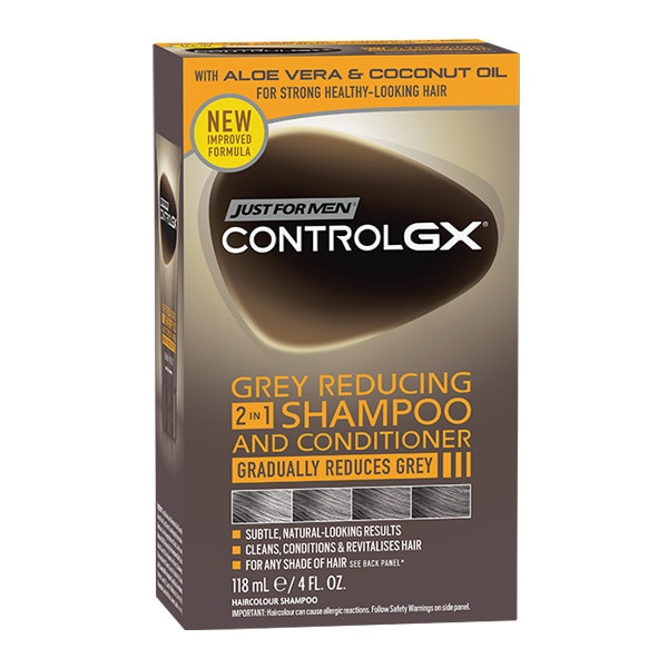 Control GX Grey Reducing 2in1 Shampoo & Conditioner 118ml