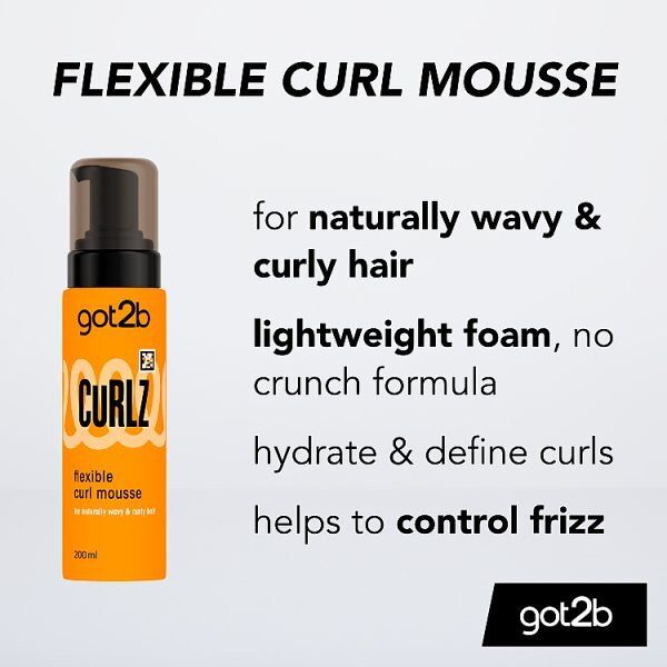 Got2b Curlz Flexible Curl Mousse
