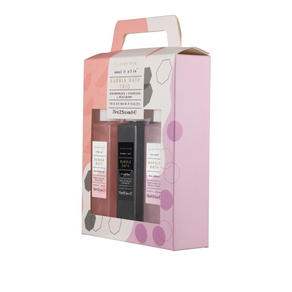 Sunday Rain Bubble Bath Trio Gift Set