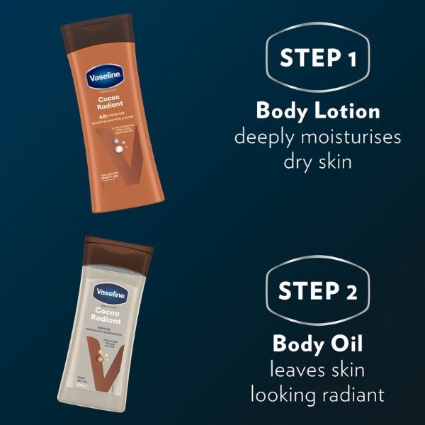 Vaseline Intensive Care Body Oil Cocoa Radiant 300ml