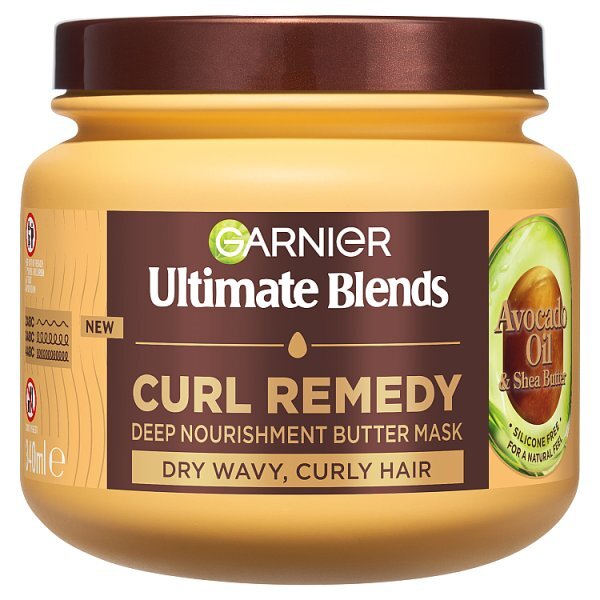 Garnier Ultimate Blends Avocado Oil Curl Remedy Mask 340ml