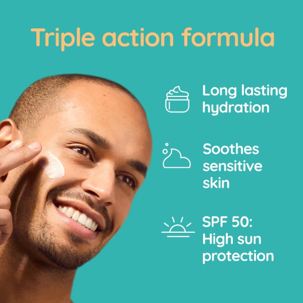 Aveeno Face Calm+Restore Moisturising Lotion  Spf50 50Ml