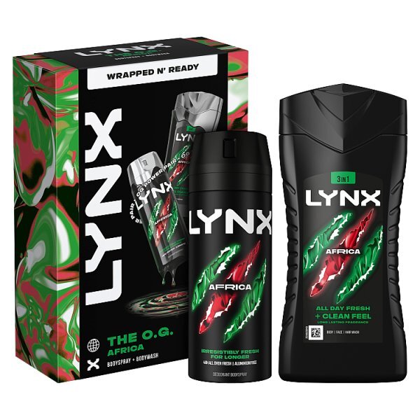 Lynx The O.G. Africa Duo Gift Set 2 piece