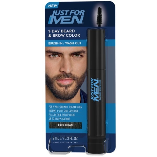 Just For Men 1 Day Beard & Brow Facial Gel Dark Brown