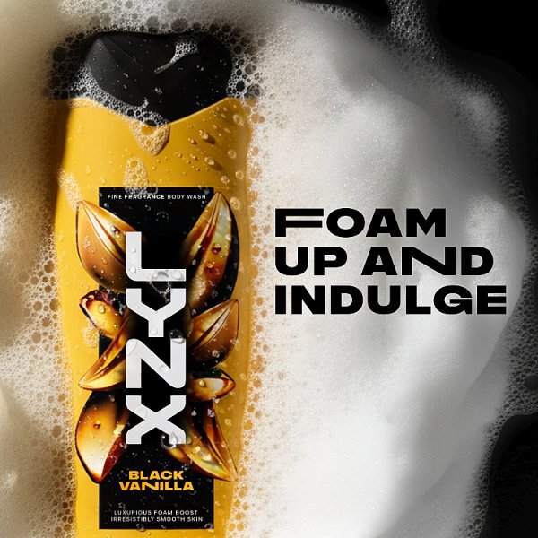 Lynx Fine Fragrance Collection Black Vanilla Premium Body Wash 400 ml