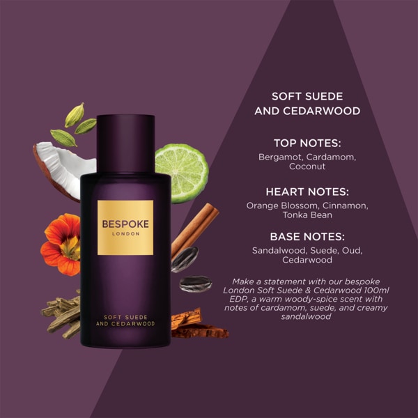 Bespoke Soft Suede and Cedarwood EDP 100ml