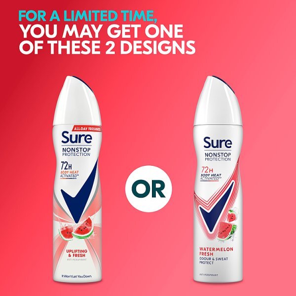 Sure Antiperspirant Deo Aerosol Nonstop Uplifting 150ml