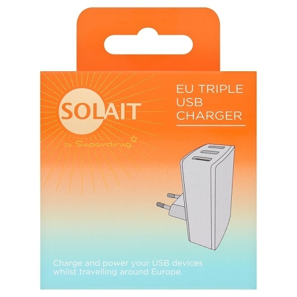 Solait EU Triple USB Charger