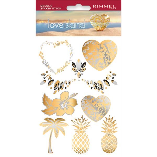 Rimmel Love Island Summer Tattoo Transfers Multi