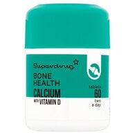 Superdrug Calcium with Vitamin D Tablets X 60