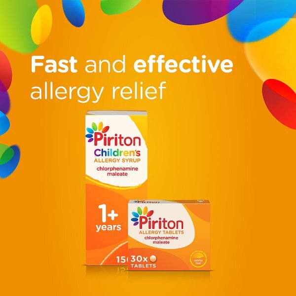 Piriton Allergy Relief Tablets Antihistamine tablets 60s