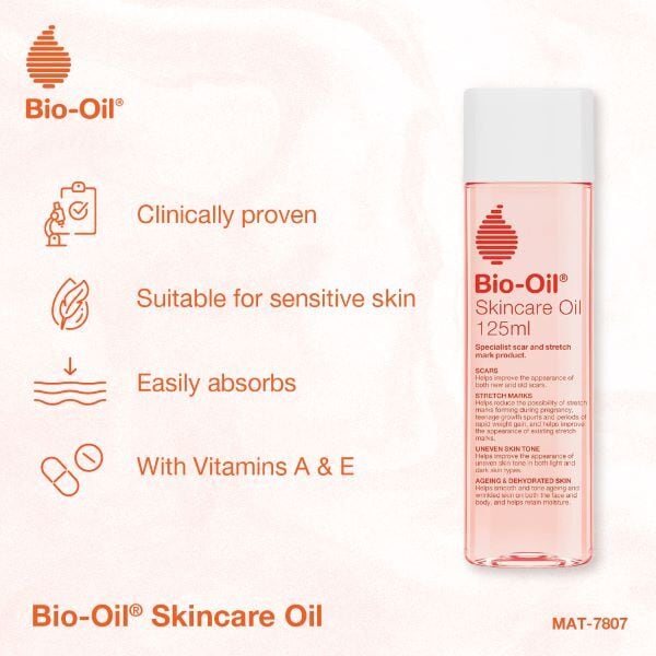 Bio-Oil Skincare Oil For Scars and Stretch Marks 125ml