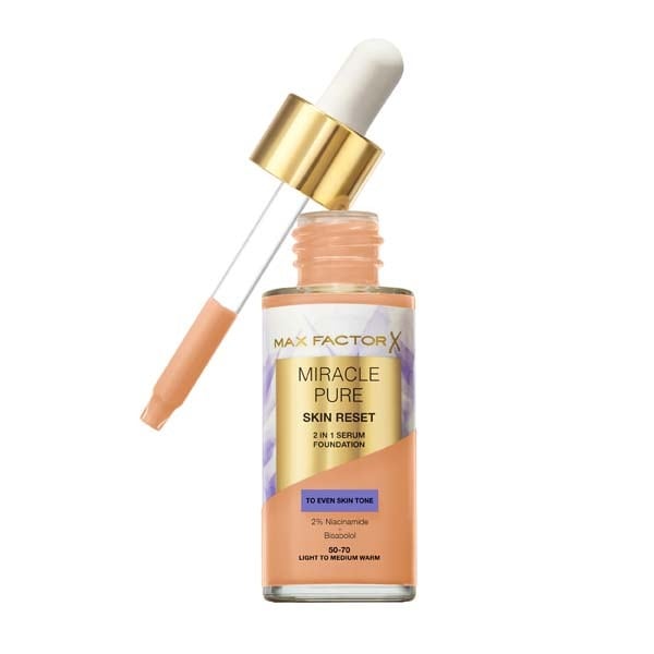 Miracle Pure Serum Foundation Light to Medium Warm 30ml