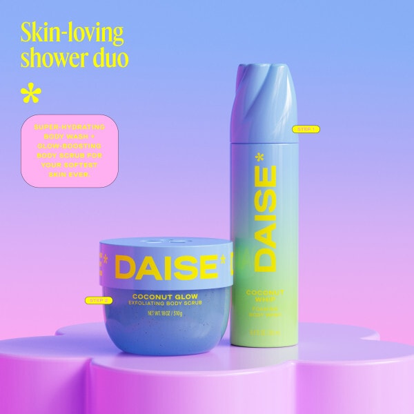 Daise Foaming Body Wash Coconut 265 Ml