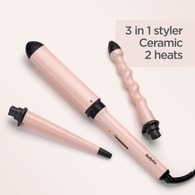 BaByliss Curl & Wave Trio Hair Styler