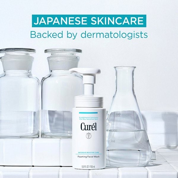 Curel Foaming Facial Wash 150Ml