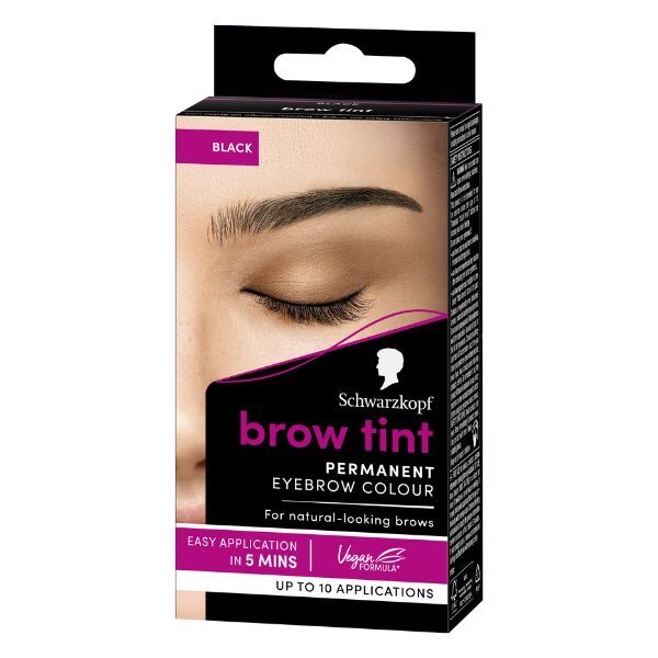 Schwarzkopf Brow Tint Black Permanent Eyebrow Tint