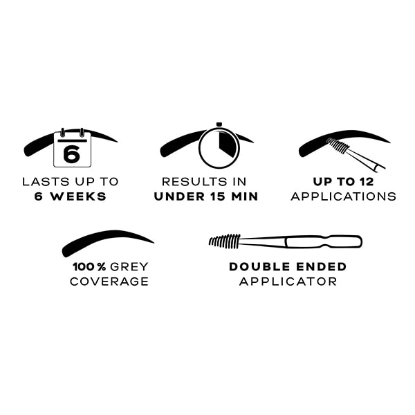 Eylure Dybrow - Black - Permanent Eyebrow Tint 5ml
