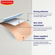 Elastoplast All-Purpose Water & Dirt Resistant, 20 Plasters