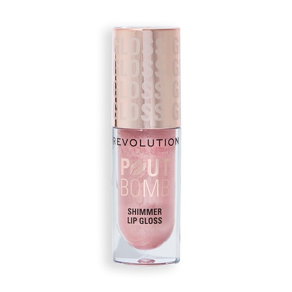 Revolution Pout Bomb Shimmer Gloss Shine Pink