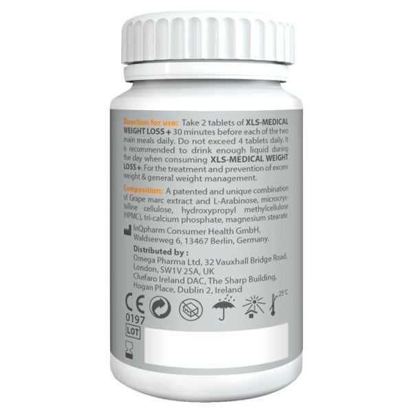 XLS-Medical Weight Loss Plus X 120 Tablets