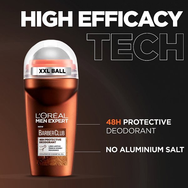 L'Oréal Men Expert BarberClub Roll On Deodorant 50ml